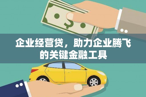 清丰企业经营贷，助力企业腾飞的关键金融工具