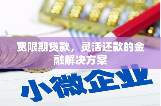 清丰宽限期贷款，灵活还款的金融解决方案