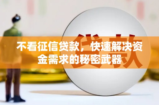 清丰不看征信贷款，快速解决资金需求的秘密武器