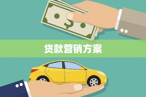 清丰贷款营销方案
