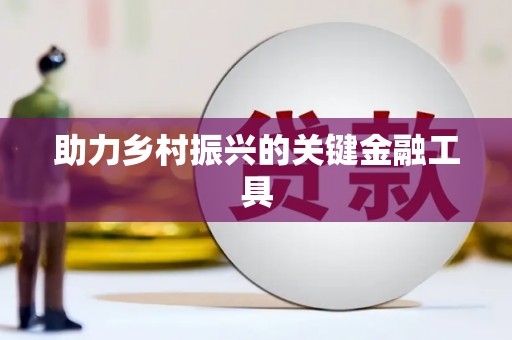 清丰助力乡村振兴的关键金融工具
