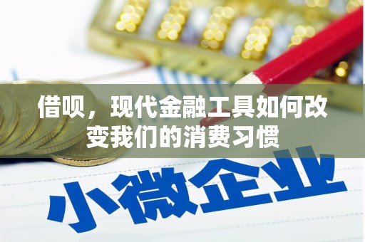 清丰借呗，现代金融工具如何改变我们的消费习惯