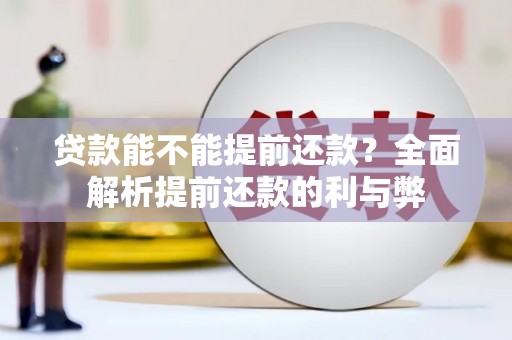 清丰贷款能不能提前还款？全面解析提前还款的利与弊