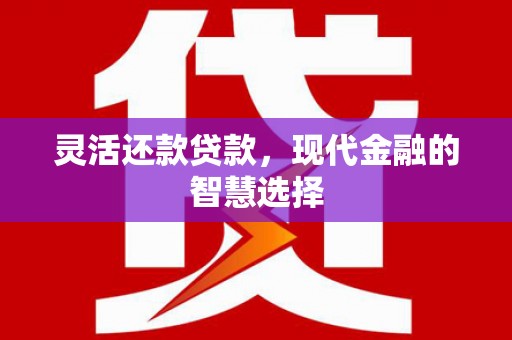 清丰灵活还款贷款，现代金融的智慧选择