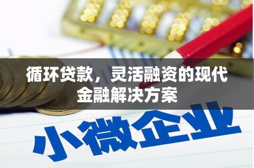 清丰循环贷款，灵活融资的现代金融解决方案