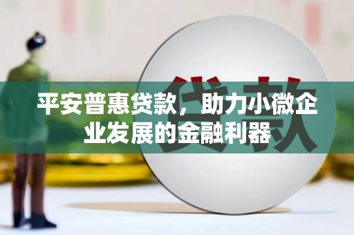 清丰平安普惠贷款，助力小微企业发展的金融利器
