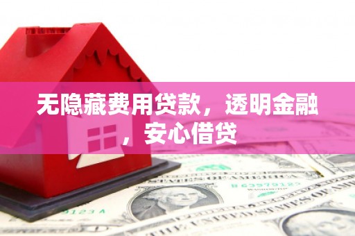 清丰无隐藏费用贷款，透明金融，安心借贷
