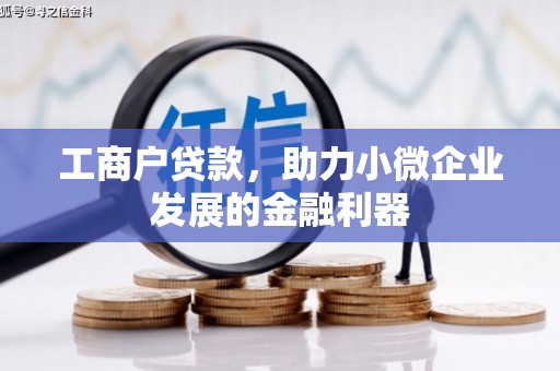 清丰工商户贷款，助力小微企业发展的金融利器