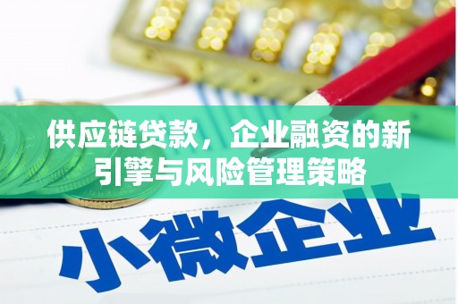 清丰供应链贷款，企业融资的新引擎与风险管理策略