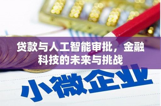 清丰贷款与人工智能审批，金融科技的未来与挑战