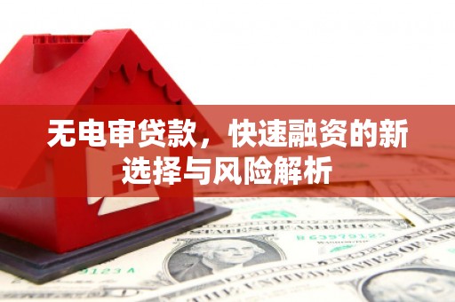 清丰无电审贷款，快速融资的新选择与风险解析