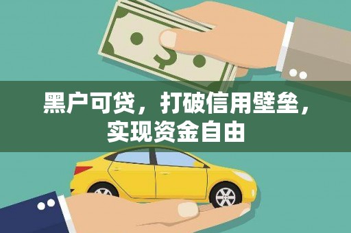 清丰黑户可贷，打破信用壁垒，实现资金自由