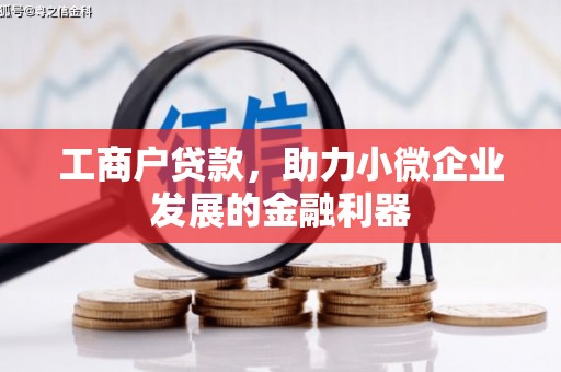清丰工商户贷款，助力小微企业发展的金融利器