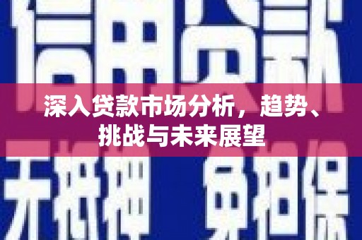 清丰深入贷款市场分析，趋势、挑战与未来展望