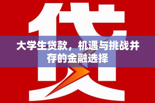 清丰大学生贷款，机遇与挑战并存的金融选择
